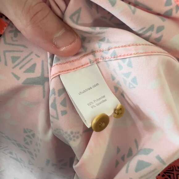 Chubbies Pink Hawaiian Floral Shirt - Size Medium - Picture 3 of 4